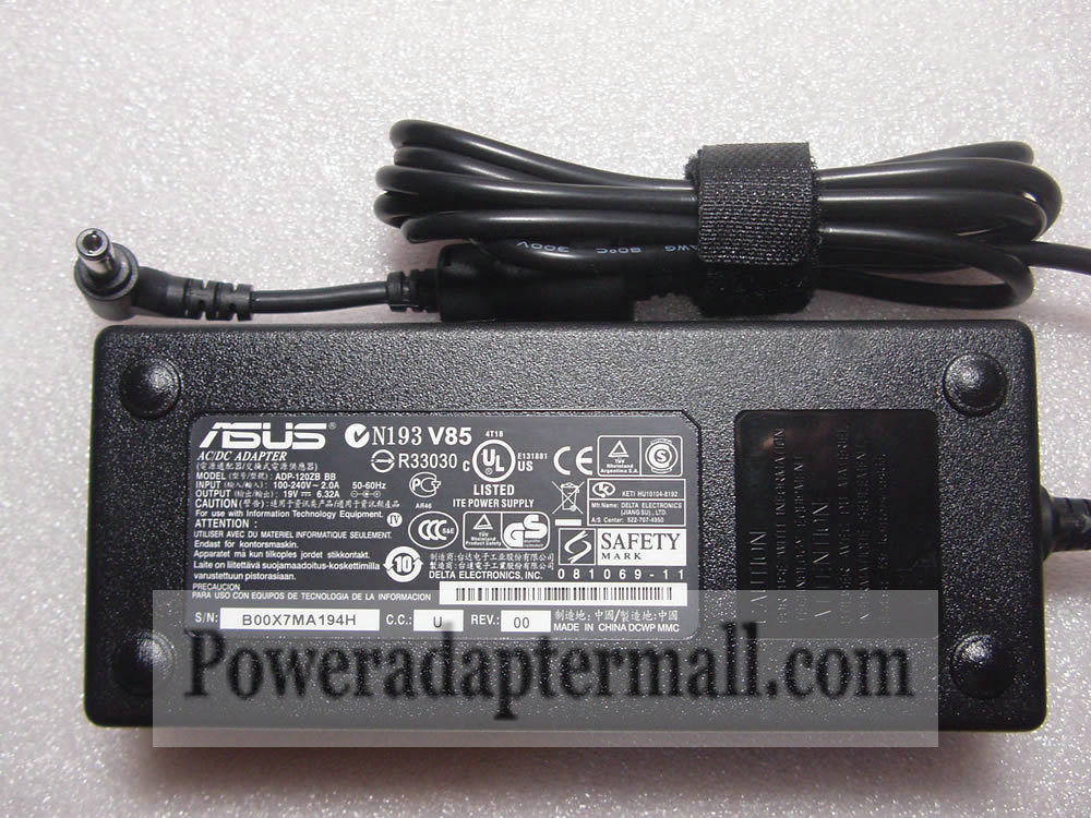 ADP-120ZB BB 19V 6.32A Asus N56VM N56VZ AC Adapter Power Supply